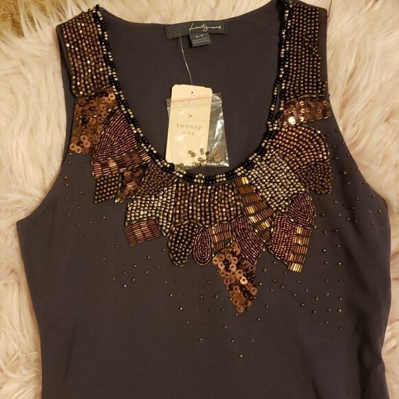 COPY - Forever 21 embellished,  spandex dress size small - Picture 2 of 7